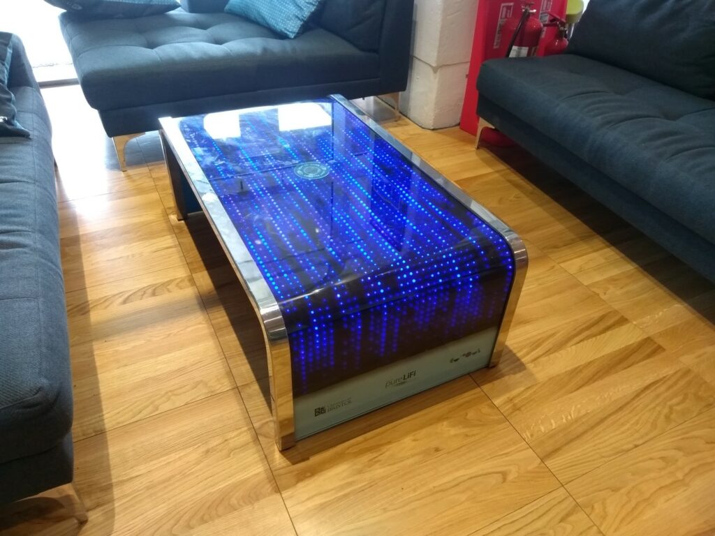 Lifi LED coffee table
